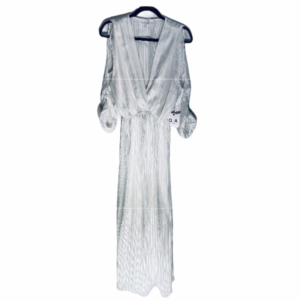 White Maxi Cold Shoulder Dress**Small $189
